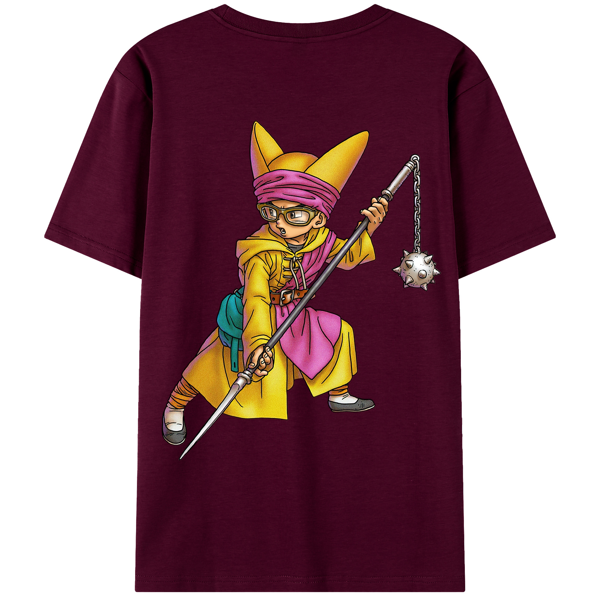 （画像用） ドラゴンクエスト Doragon Kuesuto Dragon Quest レディース半袖Tシャツ(バックプリント)
